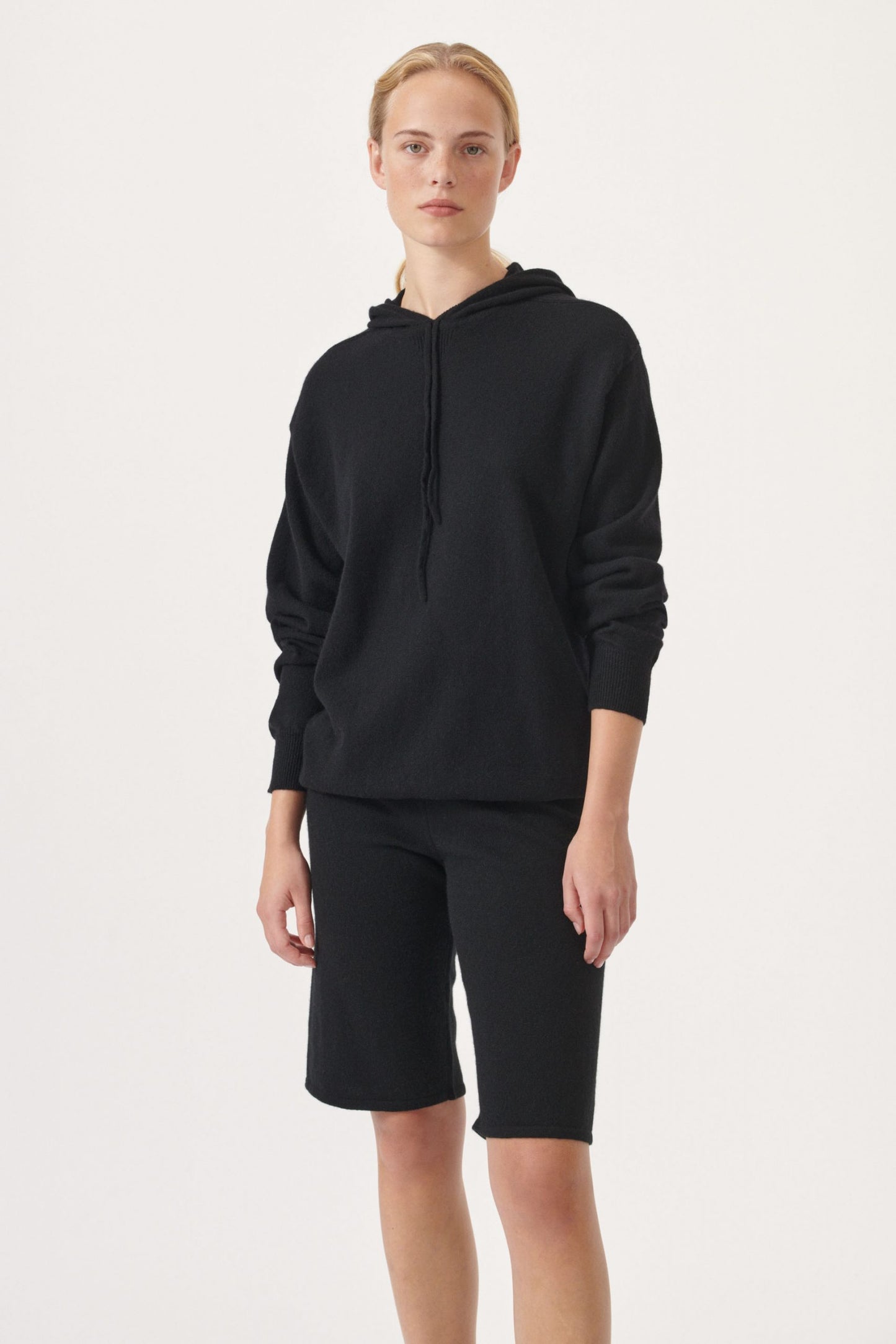 Sweat à capuche en cachemire