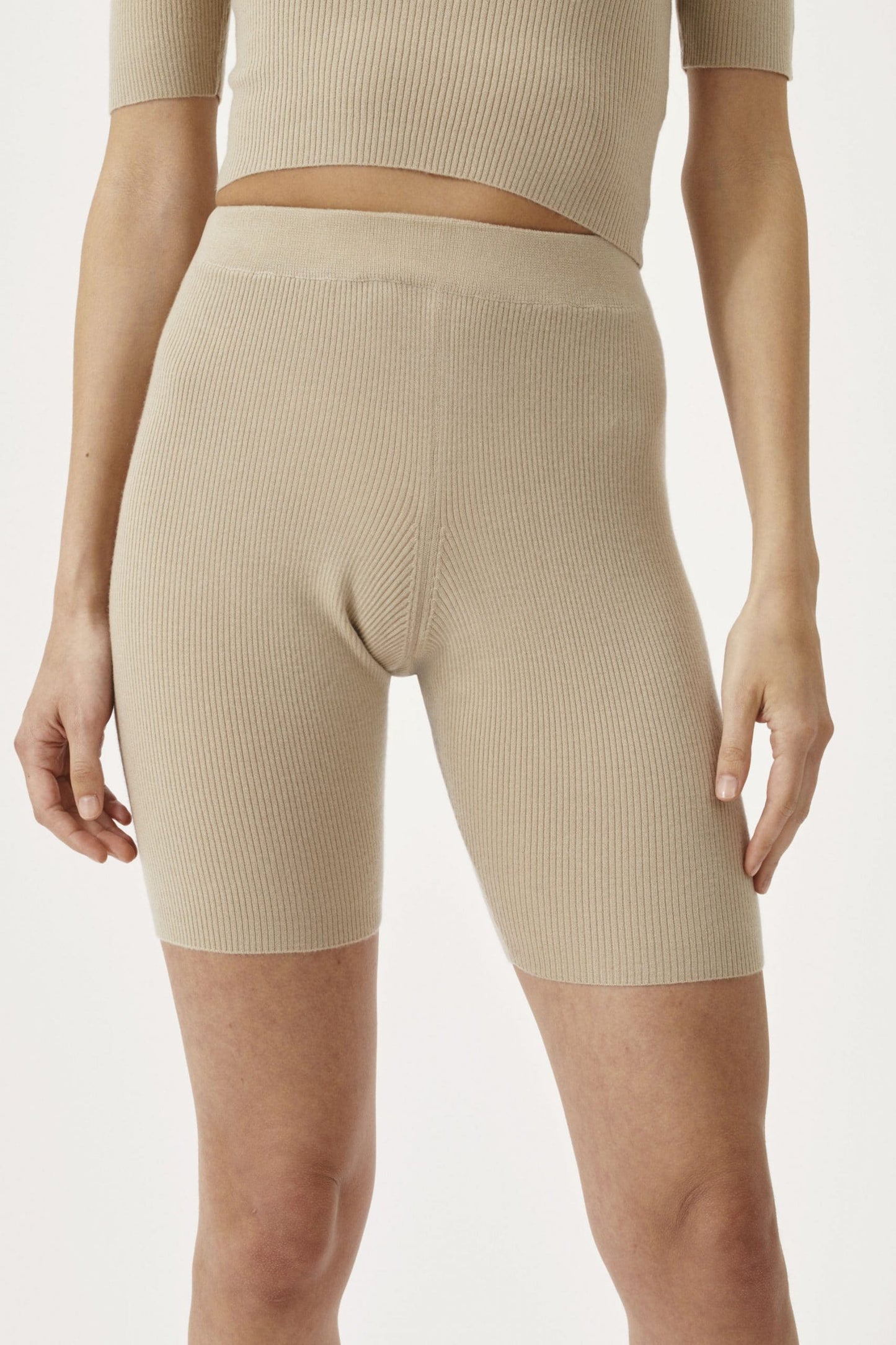 Short de cycliste en cachemire
