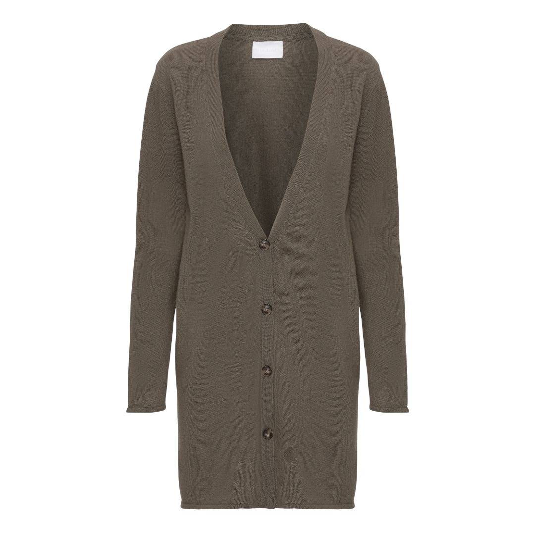 Cashmere Long Cardigan