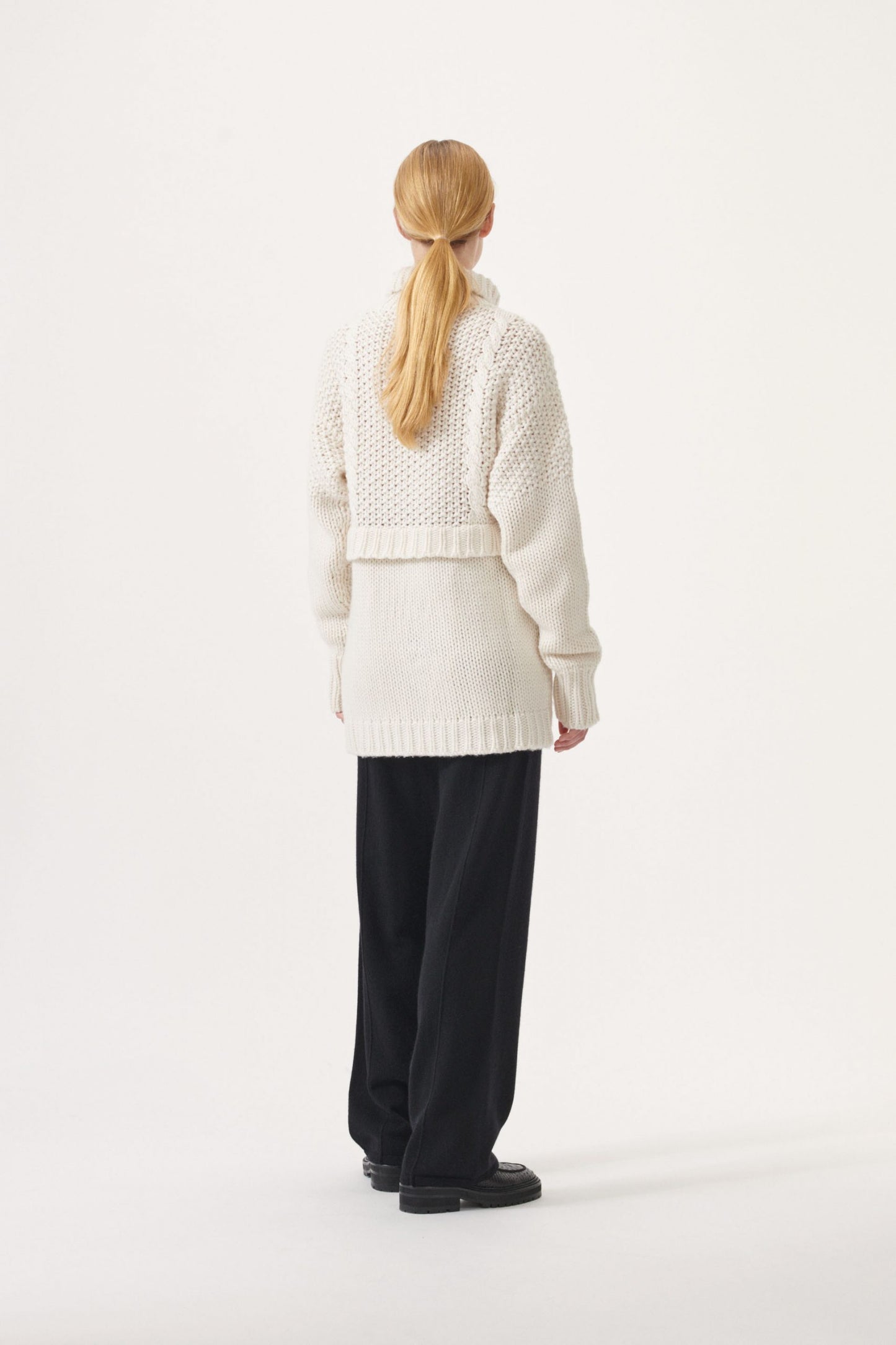 Maglia in lana e cashmere