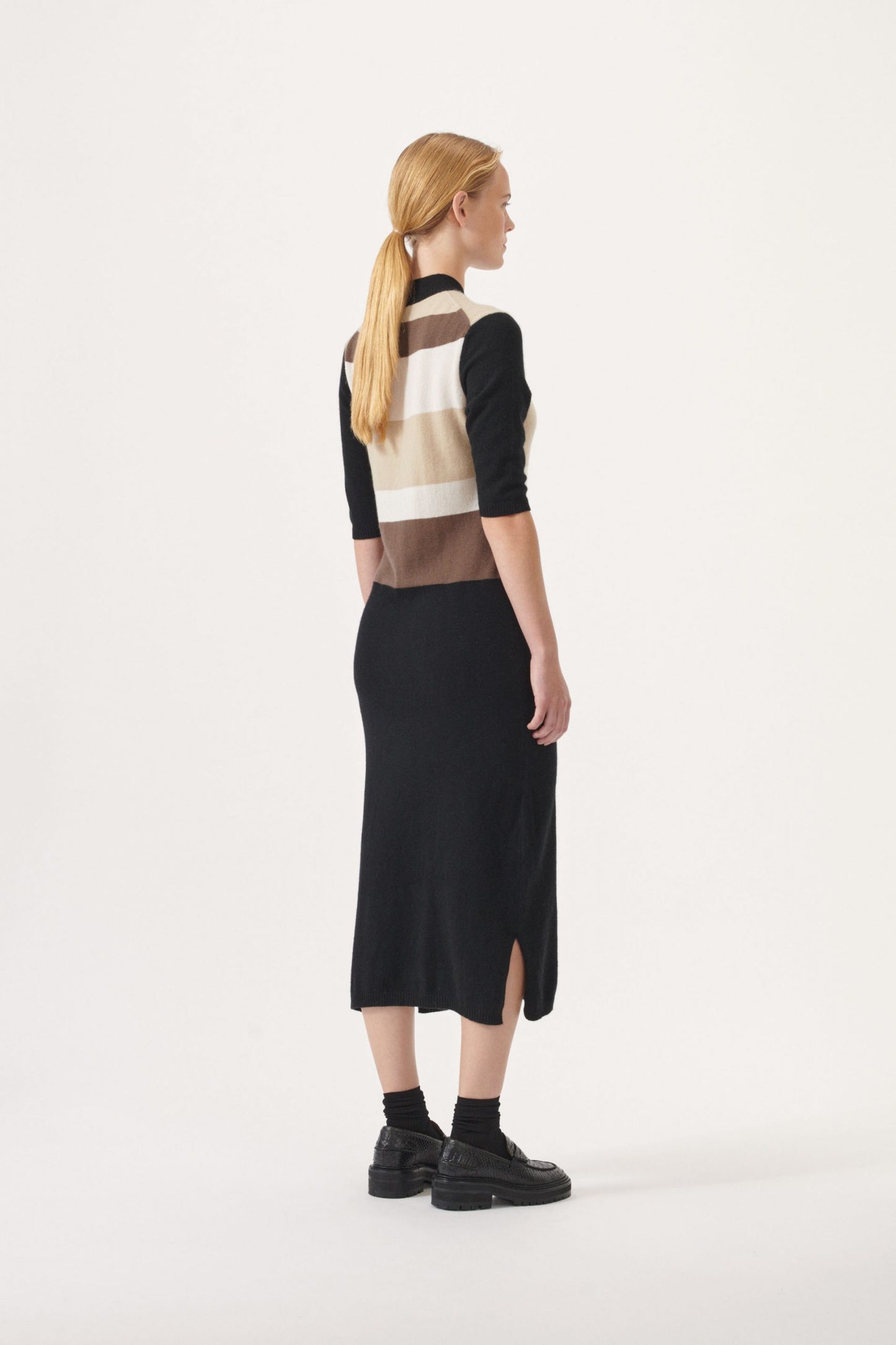 Robe ballerine en cachemire