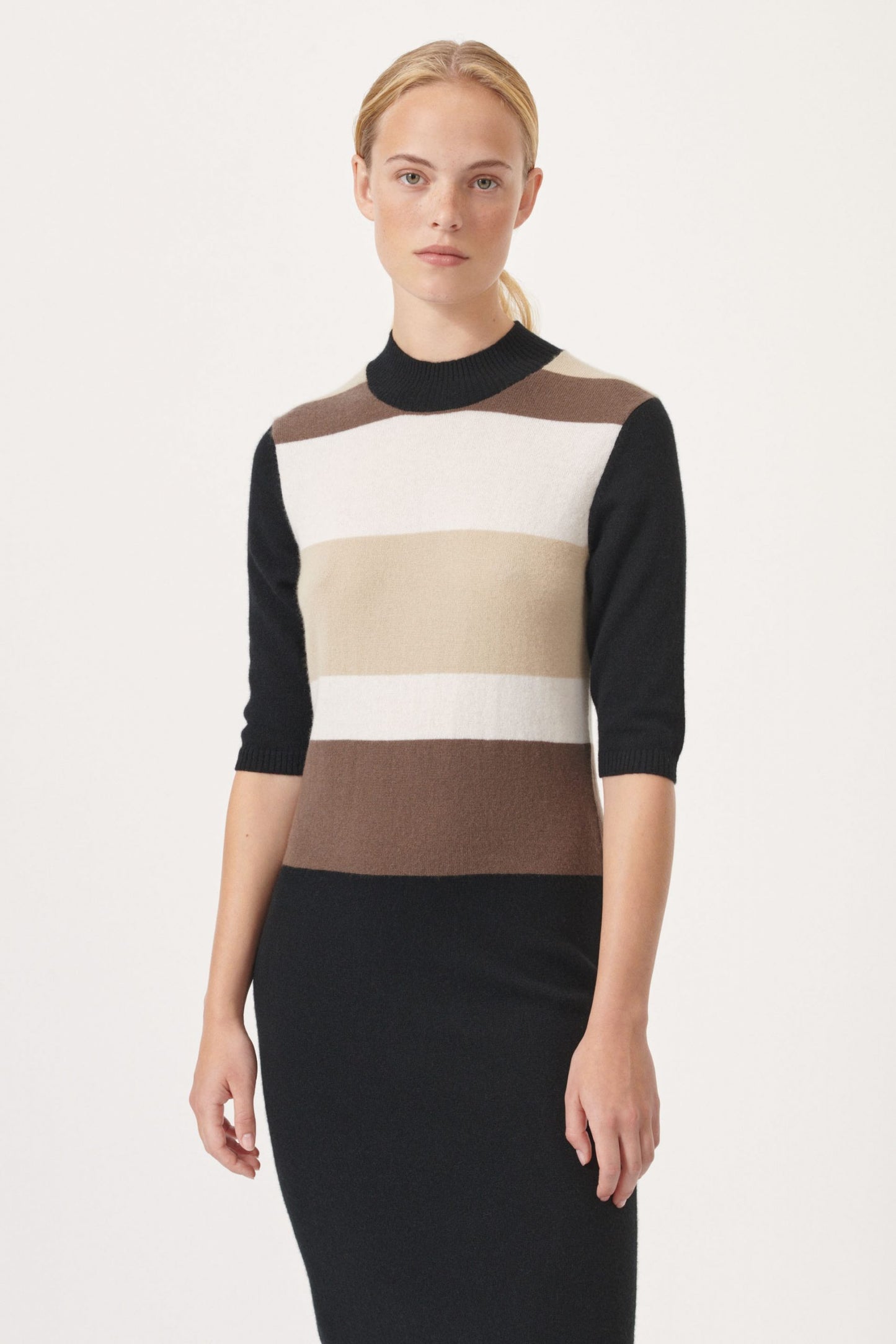 Robe ballerine en cachemire