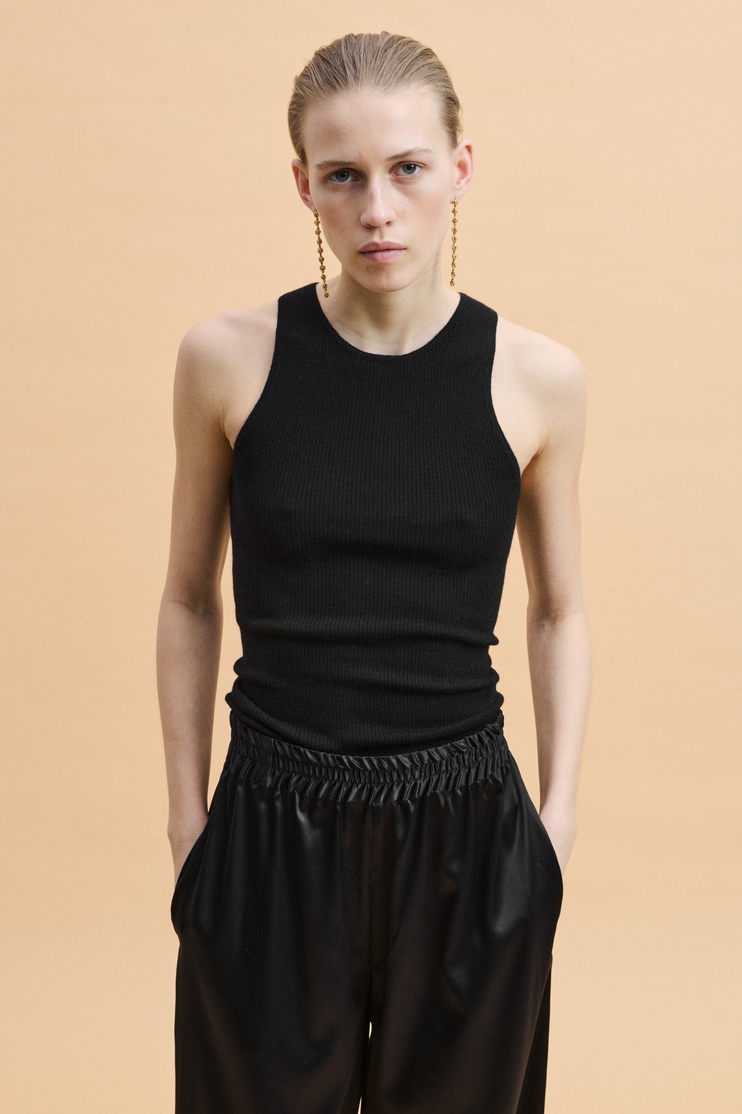 Canotta in cashmere