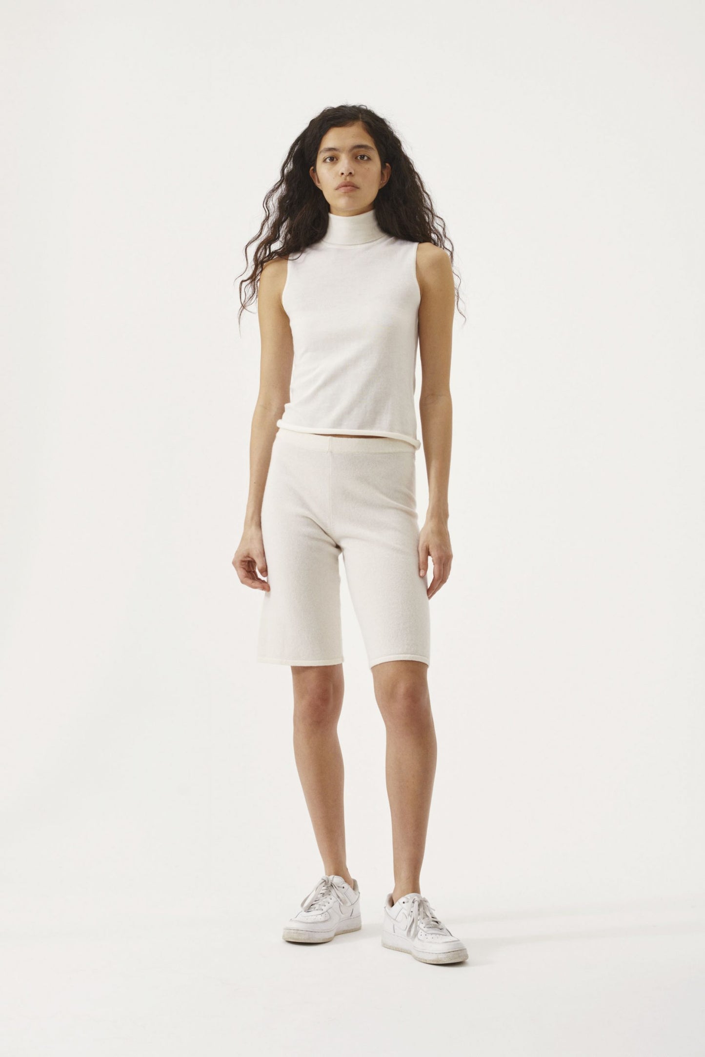 Short en cachemire