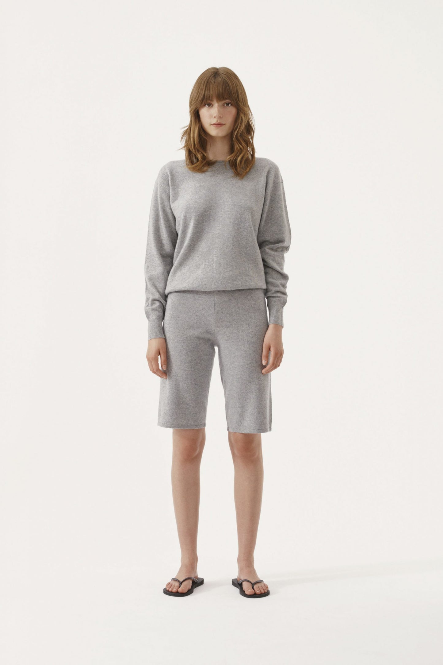 Short en cachemire