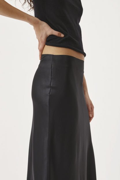 Silk maxi-skirt