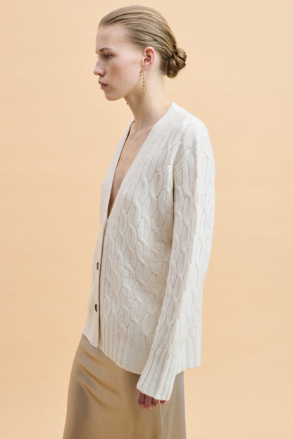 Michelle cable cardigan